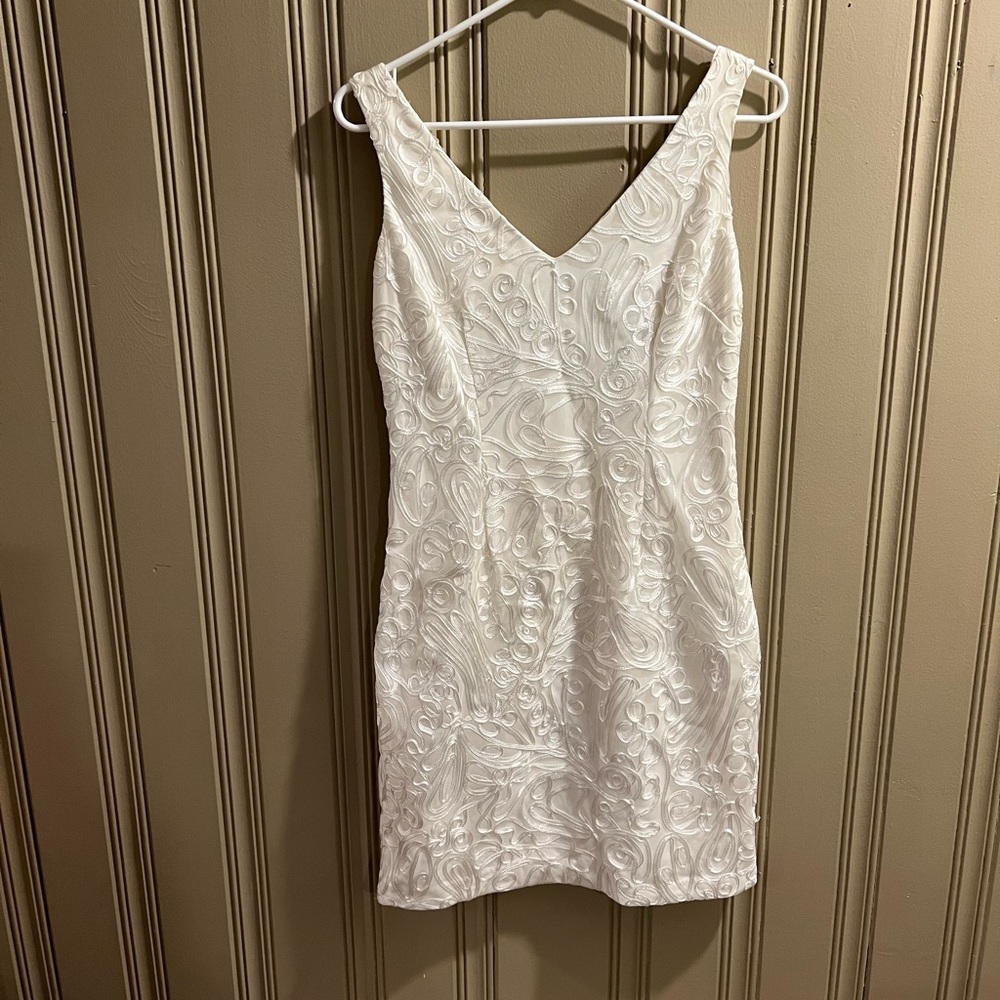 Adrianna Papell White Dress